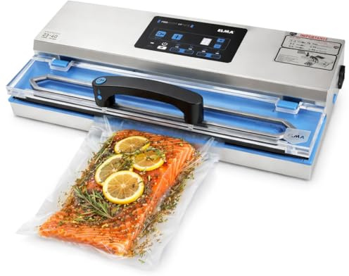 ELMA Envasadora al Vacío Profesional Digit 40 NEO II | 550W, Barra de Sellado 40 cm, Uso Intensivo, Conservación de Alimentos, Compatible con Recipientes Externos de Vacío