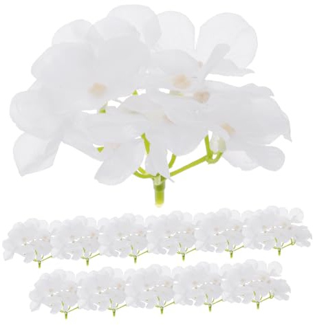 IMIKEYA 12pezzi Fiori di Ortensia Artificiale Realistici Teste di Fiori di Ortensia Colorati Decorazioni Floreali per Esterni e Feste