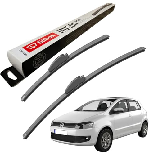 Silbak Windscreen Wipers, for VW FOX (04/2005-12/2012) Wiper Blades, 530mm/380mm,