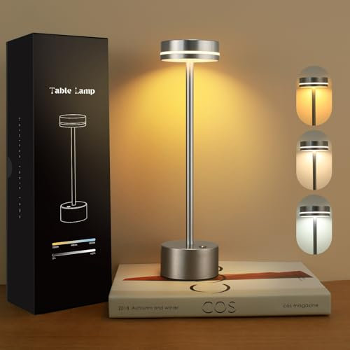 Nixtrve LED Tischlampe Kabellos