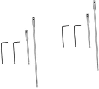 DIYEAH 2 Ensembles Kit de Rallonge pour Forets Ensemble Extensions de Tiges pour Perceuse avec Rallonge Robuste pour Perçage un Changement Rapide pour Travaux de Bricolage de Construction