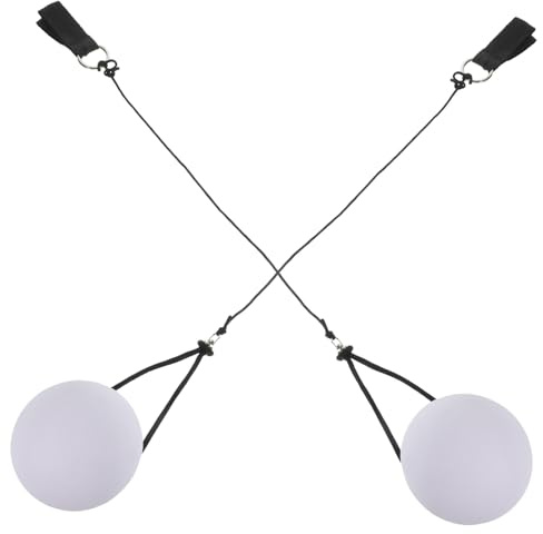 KONTONTY 2 Stück Leuchtende Jonglierbälle LED Jonglierbälle in Bunten Farben für Lustige Spiele für Erwachsene für Partys und Freizeitaktivitäten