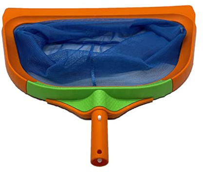Red de skimmer de piscina con marco, limpiador de basura de agua, para interiores y exteriores, jardín, patio, barrido de piscina