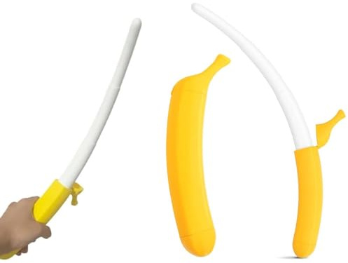 Banan Sword Infällbar, 24 Tums Stav Cosplay Rekvisitaknivar, 3D-tryckta Bananer Leksakssvärd Realistiska, För Barn Rolig Leksak