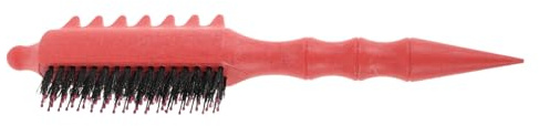NOLITOY Brosse à Crêper Gonflable Orange pour Cheveux Fins, Peigne Queue de Rat en Nylon, Outil de Massage du Cuir Chevelu et Séparation, Coiffage Volumisant pour Usage Salon et Maison