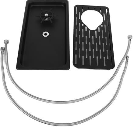 Pitcher Rinser en Acier Inoxydable, Bac Égouttoir pour Bar, Lave - Verres Haute Pression, Utilisation Cuisine et Restaurant - Nettoyage Rapide, Résistant et Polyvalent