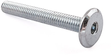 SD Products FCB6045ZP-50 Möbelverbinderschrauben, Zink, M6 x 45 mm, 50 Stück