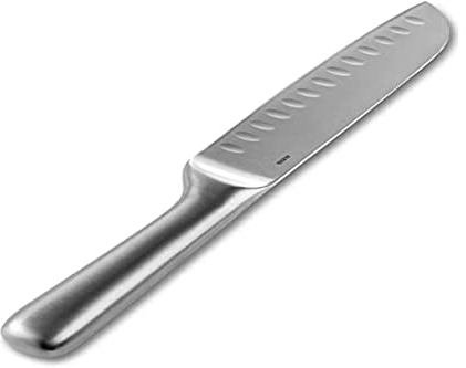 Alessi SG509 Mami Coltello Santoku Piccolo in Acciaio Forgiato Aisi 420, Satinato Argento 1