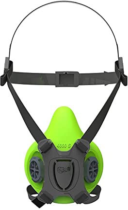 BLS semimaschera protettiva in silicone 4000 completa con filtri A2