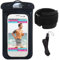 Waterproof Phone Holder Armband Case - For Swimming Running Walking NO Headphone Jack. Fits LARGE Size phones up to 17cm- iPhone, Samsung Galaxy S. Android. Hi-Vis Armband and Neck Lanyard. Black