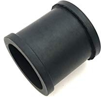 RACCORDO MANICOTTO IN GOMMA TRA TUBO MARMITTA E SILENZIATORE PER MOTO LUNGHEZZA 44,3 MM