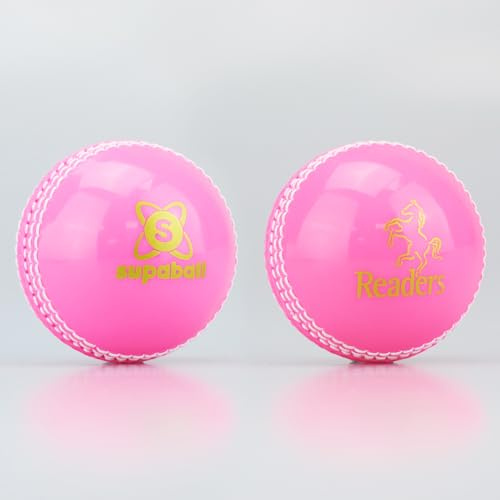 Readers Unisex Supaball cricketboll, rosa, Senior