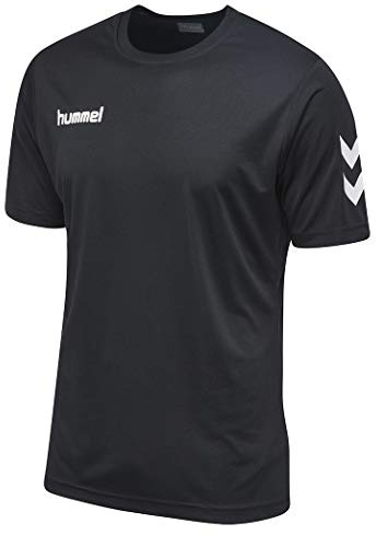 hummel Unisex Kinder Hmlcore Xk Poly Jersey S/S Kids T Shirt, Schwarz, 164 UK