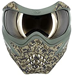 GI Sportz VForce Grill Paintball Thermal Maske - SE Circuit Camo Earth mit Quicksilver Glas