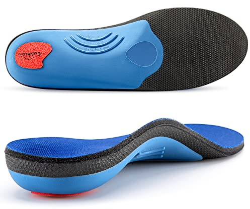PCSsole Solette Comfort per Arco Plantare, Solette Scarpe Plantari Ortopedici per Piede Piatto,Fascite Plantare,Dolore al Tallone, Piede Cavo Blue, EU38-39(25cm)