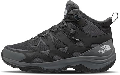 The North Face Hedgehog 3 Waterproof Hiking Shoe, Blk/Asphalt Gy, 12.5