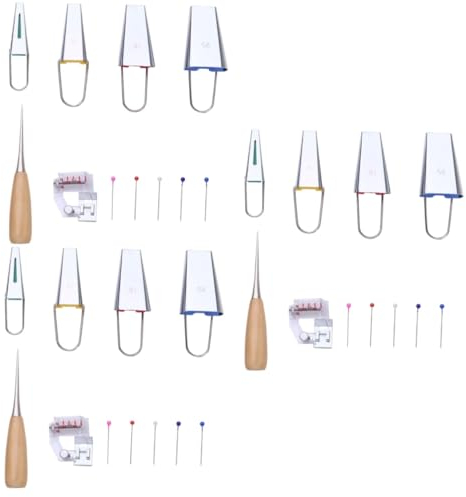 STOBOK 3sätze Stoffschrägband Maker Teiliges Paket Mit Vielseitigen Nähzubehör Für Präzise Stoffverarbeitung Und Einfache Herstellung Von Schrägbändern Für Quilting Und Kreative