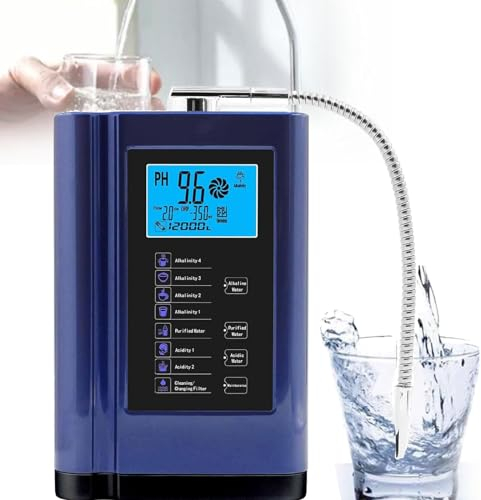 Ionizador de agua antioxidante,ionizador de agua,filtro de agua potable de ácido alcalino para el hogar,filtración de agua alcalina,Purple