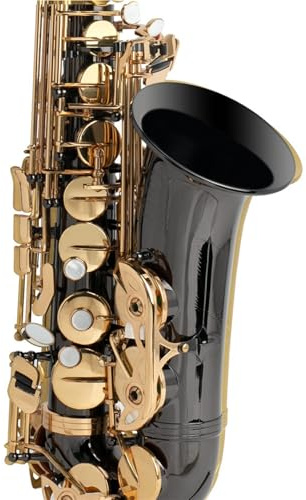 Saxophon Verbessertes Altsaxophon Mit Schwarzem Nickel-Prozess, Es-Saxophon, Altsaxophon