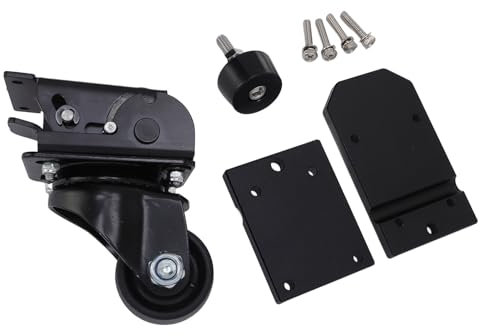 Kit de ruedas giratorias Packout, ruedas delanteras de construcción de acero, ruedas giratorias delanteras para accesorios de caja de herramientas rodante Packout