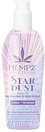 Hempz Star Dust Body Oil, Highlighting Moisturizer, 6.76 oz.