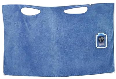 Genérico Chalón de Baño,Toalla Corporal Envolvente Ponible para Mujeres | Diseño con 2 Botones Absorbente Bata Falda para Casa SPA Sauna Piscina Playa Baño