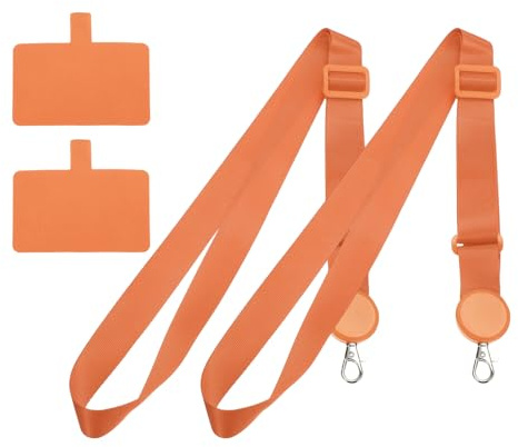 PATIKIL Phone Lanyard Crossbody Strap, Crossbody Anti-Theft Lanyards Adjustable Neck Strap with Universal Phone Patch for Keys ID Badges Smartphones for Women Men