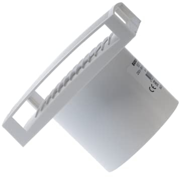 EUROPLAST Ø 125mm Aspiratore Bagno - Ventola Aspirazione Bianca - Estrattore Aria - Ventilatore da Parete per Cucina, Garage, WC