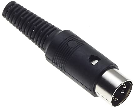 Keple 7 Pin DIN Plug - Male Adapter Socket Audio AV Connector Solder Pin Din