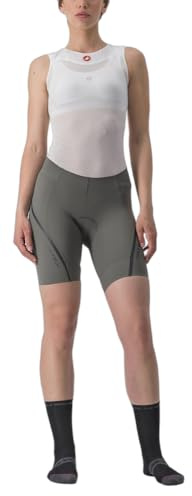 CASTELLI Damen Velocissima 3 Short Radhose, Gewehrgrau/Dunkelgrau, XL