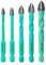 LEKOMESH Masonry Concrete Drill Bits Set - 5pcs 5/6/8/10/12mm Carbide Drill Bits Tip for Wood, Plastic, Masonry, Ceramic Tile, Concrete, Marble, Quick Change Hex Shank