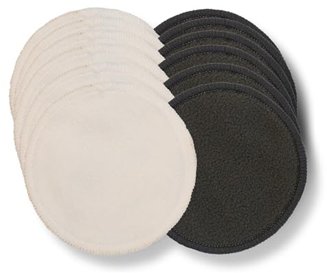 Eco Bath London Reusable Makeup Remover Pads - Set of 12, Natural Bamboo Cotton, Eco-Friendly, Soft and Washable Makeup Removal Pads