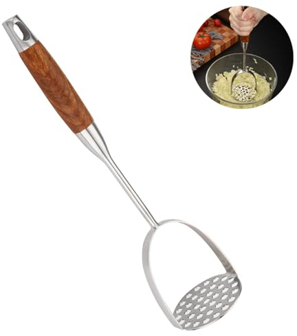 Triturador de Patatas,Máquina Trituradora de Patatas,Herramienta de Cocina Multifuncional,Prensa Patatas Manual,Prensa Manual de Acero Inoxidable,triturador de alimentos, para puré de patatas