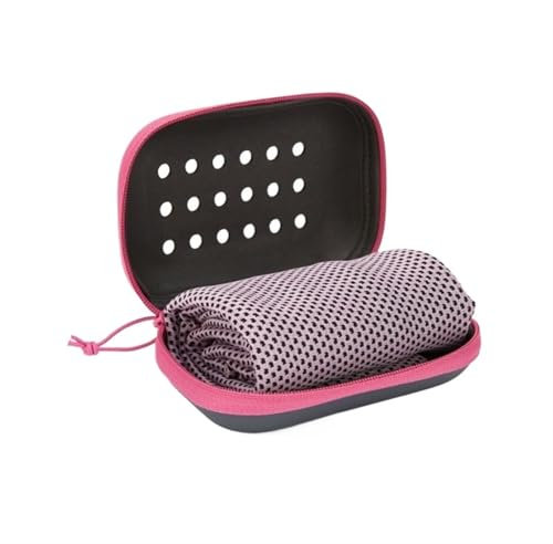 AYWTIUN Sporthandtuch 1PC Schnelltrocknende Handtücher Schweißabsorbierende Outdoor-Aktivitäten Fitnessstudio Fitness Sport Strand Yoga Kühlende Schwimmtücher(Pink,30x90cm)