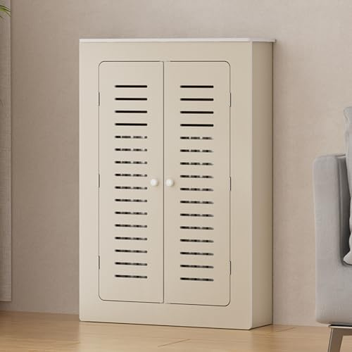 Radiator Shelf, Heater Covers For Radiators, Baseboard Heater Covers, 2 Doors Wood Heating Cover, Heating Cabinet Storage Shelf, Bedroom Living Room Bathroom Cabinet(L50xH70xT15CM)