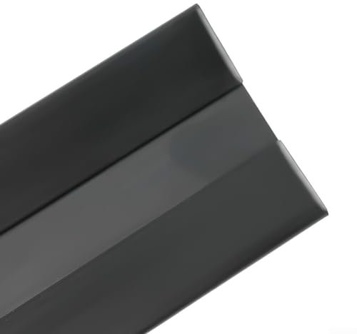 Design innovativo sotto la porta resistente alle intemperie; barriera in vinile ad alte prestazioni che riduce la perdita di calore (nero)