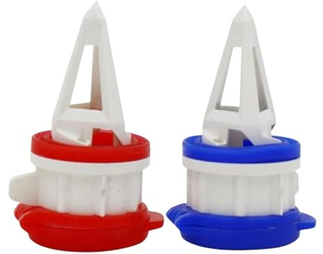 Lot de 2 bouchons de lait - Avec protection contre les fuites - Parfait pour les réunions de et les magasins Diley - Capuchon de sélection confortable pour carton en papier - Injecteur de lait