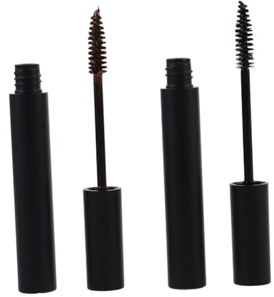 WRITWAA 2 Stück-pack Herren Augenbrauen und Bartfarbe mit Pinsel Kunststoff Schnelle Anwendung zur Verdichtung Temporäre Farbe für Natürlich Dichte Augenbrauen und Bart