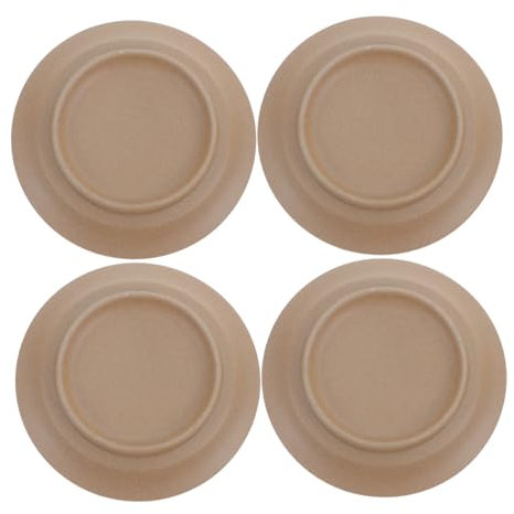 Abaodam Platillo de Cerámica para Macetas Marrón 4 Piezas, Base