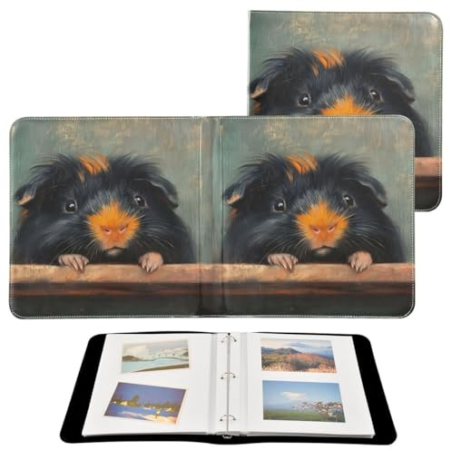 JUMBEAR - Álbum de fotos grande con 20 páginas, álbum de recortes para boda, familia, bebé, vacaciones, conejillo de indias lindo