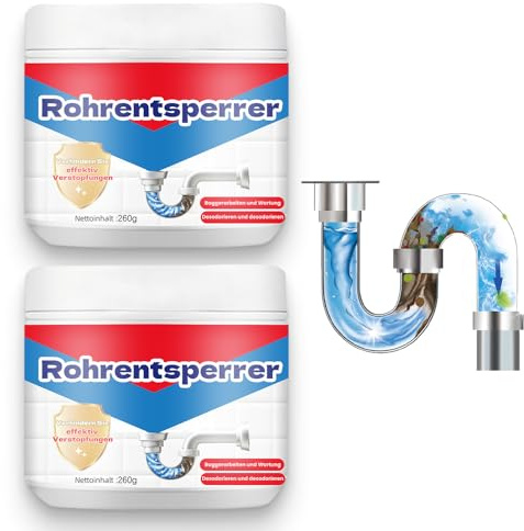 Déboucheur Surpuissant, 2025 Nouve Super déboucheur cheveux, Déboucheur WC, Deboucheur Canalisation Professionnel pour Cuisine et Salle de Bains (2PCS)