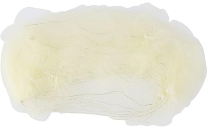 Gatuida 100 Stück Unsichtbare Elastische Haarnetze 50cm Gold Haarnetz mit Elastischem Rand für Medizin Gastronomie und Labor Atmungsaktive Haarschutzkappen