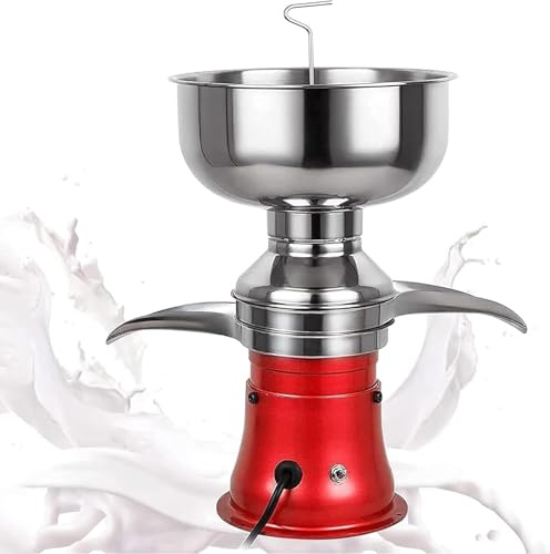Mousseur à lait, écrémeuse électrique en acier inoxydable, centrifugeuse, 50 l/h, avec plateau de séparation à 12 couches, débit réglable, pour ferme laitière