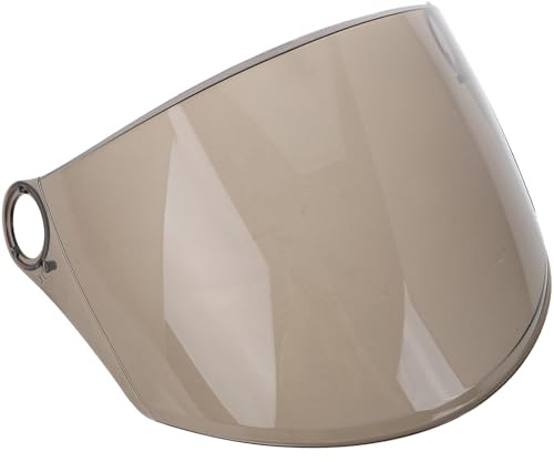 MUSISALY Visiera per Casco in Acrilico Nero, Resistente e Versatile, Protezione Antivento Personalizzato per Sostituzione Casco