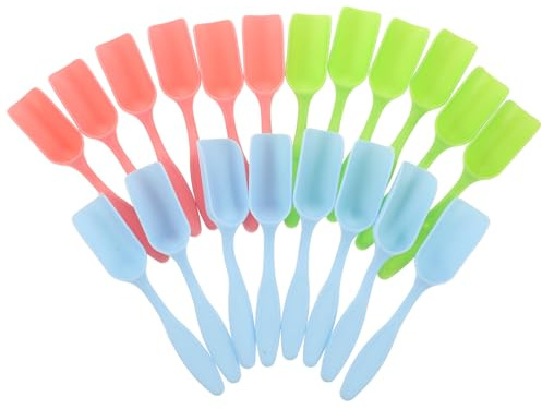 Anneome Set 20 Pezzi Palette per Terriccio in Plastica, Attrezzi da Giardinaggio Portatili per Piante in Vaso, Pala e Spatola Leggere per Semina e Coltivazione Bonsai, Colore Casuale
