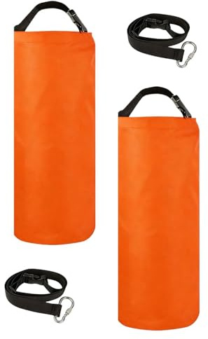 Generisk baldakin, sandpåsar, vikter, 50 x 17,5 cm, tung remdesign, 2-pack set, säker gazebobas, popup-tältankare, marknadsstad, uteplats paraplystöd