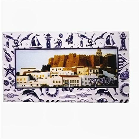 Patmos Island Griechenland Ägäis Meer Kühlschrankmagnet Reise-Souvenir Geschenk Home Küche Dekoration Kühlschrank Magnet Aufkleber Kollektion