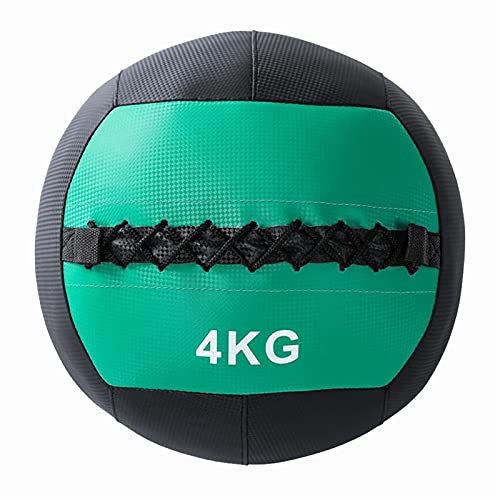 Medizinbälle Weicher Medizinball, Squash-Fitnessball Aus Kunstleder, Verwendet Für Muskeltraining, Aerobic-Übungen, Widerstandstraining, 10 Gewichte, 2-12 Kg (Size : 4KG/8.8LB)