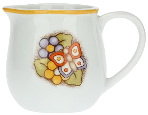 THUN - Lattiera con Farfalla e Fiori Country