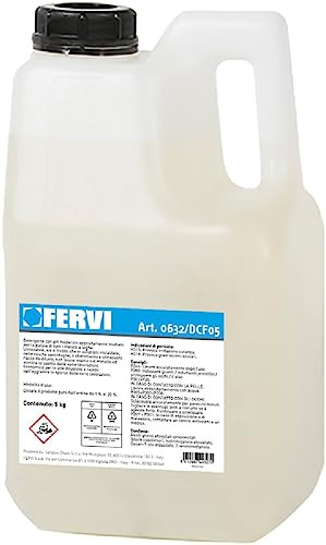 LIQUIDO LAVAPEZZI PER TUTTI I TIPI VASCHE AD ULTRASUONI 5 LITRI FERVI 0632/DCF05